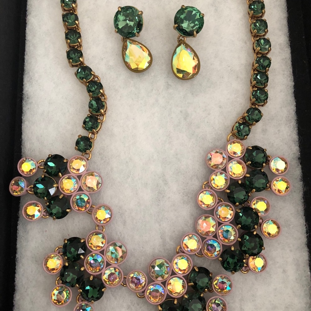 JCrew Statement Necklace & Earrings